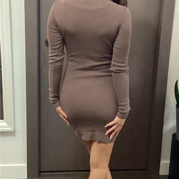 Grey purple knit dress xs - Picture 3 of 3